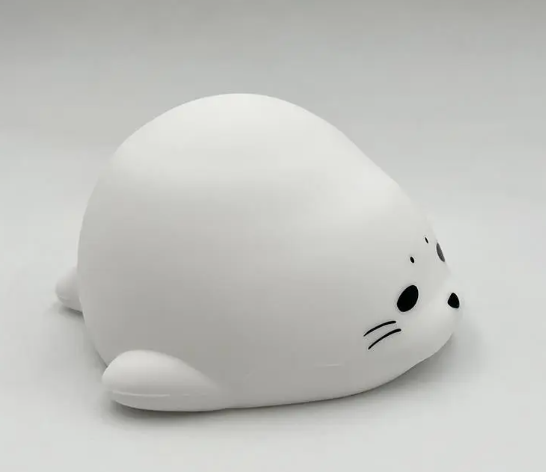 Little Seal Cozy Night Light — Soft Squishy Silicone