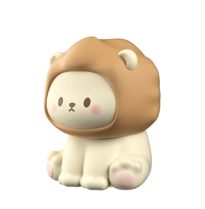 Little Lion Cozy Night Light — Soft Squishy Silicone