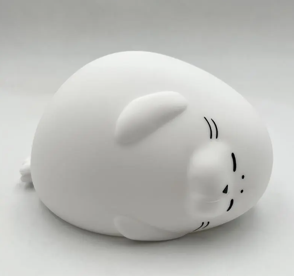 Little Seal Cozy Night Light — Soft Squishy Silicone