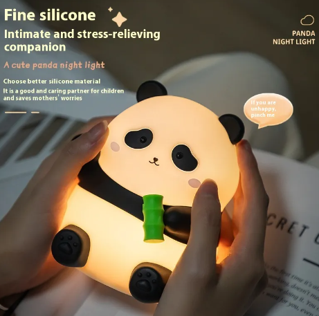 Little Panda Cozy Night Light — Soft Squishy Silicone