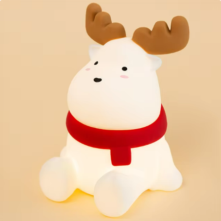 Cozy Critter Night Light — Soft Squishy Silicone