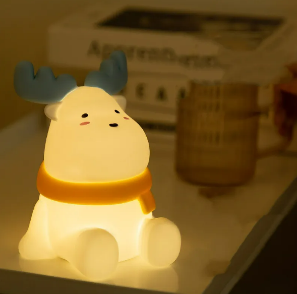 Cozy Critter Night Light — Soft Squishy Silicone