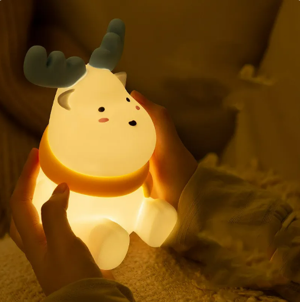 Cozy Critter Night Light — Soft Squishy Silicone